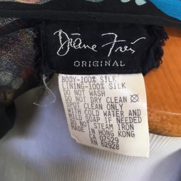 Vintage Diane‎ Freis Beaded Sequins Silk Maxi Dress Women’s Sz Small - Picture 7 of 7